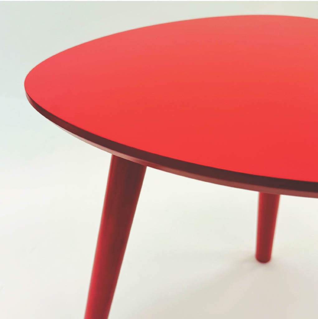 Kapsel Stool/Side-Table (Red)