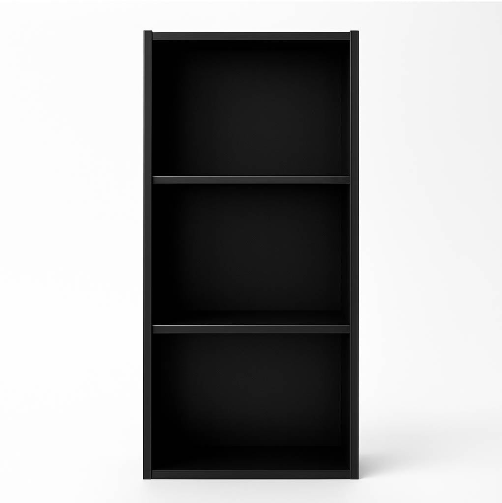 Haku 3-Tier Bookcase (Black)